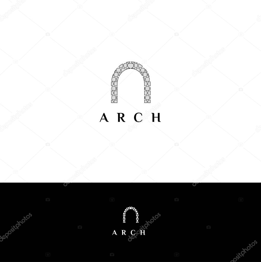 Arch vector logo. Arch icon. 