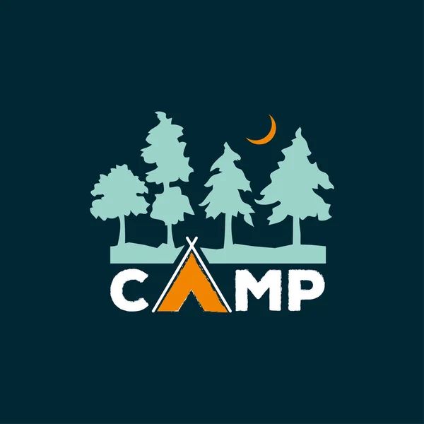 Camp Vector Logo Logo Camping Logo Element Emblem Outdoor Activity ...