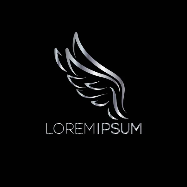 Wings logo Stock Vector Image by ©mishabokovan 77376808