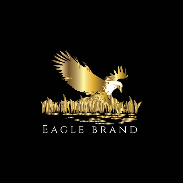 Eagle Vector Logo Eagle Vectorillustratie — Stockvector