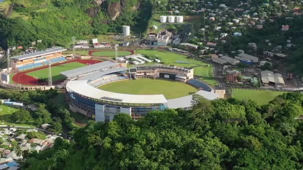 Nationales Cricket-Stadion Grenada — Stockvideo