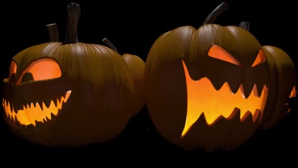 Boucle de fond 3D Pumpkins Motion — Video