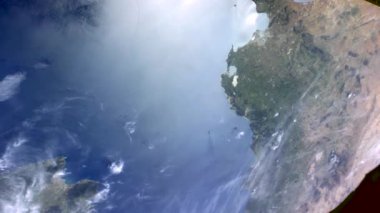 Uzaydan Tunus ve Akdeniz Dereceli