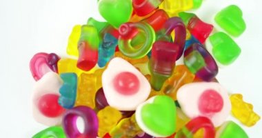 Çeşitli Candy Mix Aşağı Bakıyor