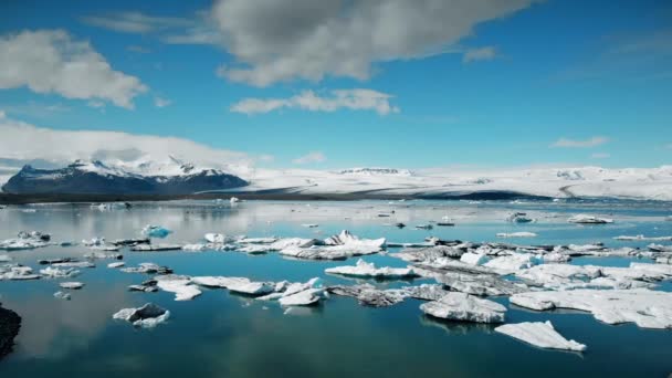 Jokulsarlon jég-tó — Stock videók