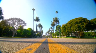 Beverly Hills Road Düşük Shot