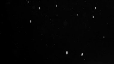 bir gece kar yağışı başlangıcı