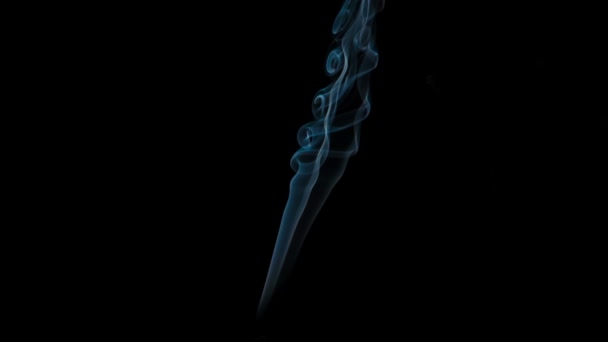 Graceful Bends of the Blue Smoke HD — Stock Video