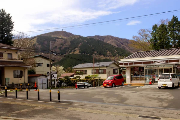 Zobacz Dom Japonii Przed Górskim Hakone — Zdjęcie stockowe