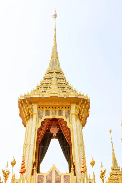 Bangkok Thajsko Listopadu 2017 Detailní Záběr Krásné Royal Gold Krematorium — Stock fotografie