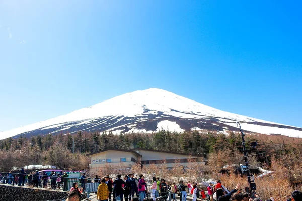 Japonya - Fujisan 05 İstasyonu Mt Fuji Japonya görünümünü 19th Nisan 2018