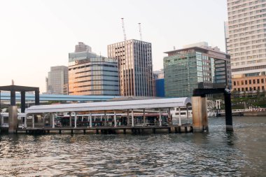 Harbour Tokyo'daki sumida nehir bakış açısı, yakın çekim