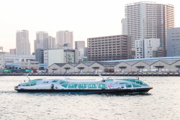 Único Barco Sumida Mirador Del Río Tokyo — Foto de Stock
