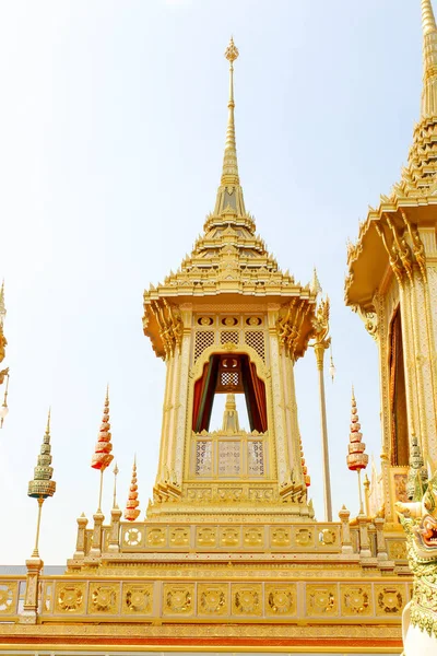 Bangkok Thailand November 2017 Guld Royal Crematorium För Kung Bhumibol — Stockfoto