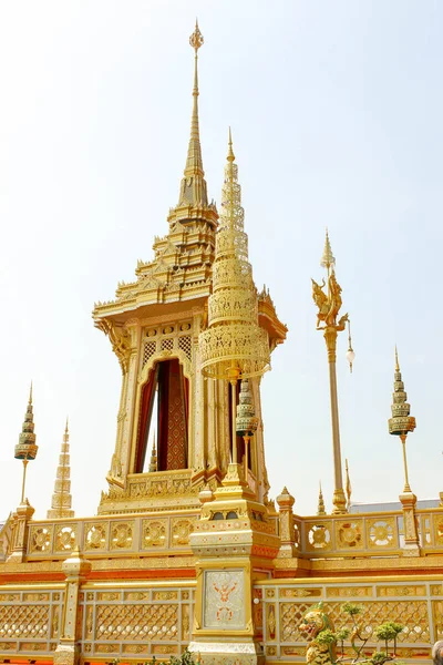 Bangkok Thailand November 2017 Guld Royal Crematorium För Kung Bhumibol — Stockfoto