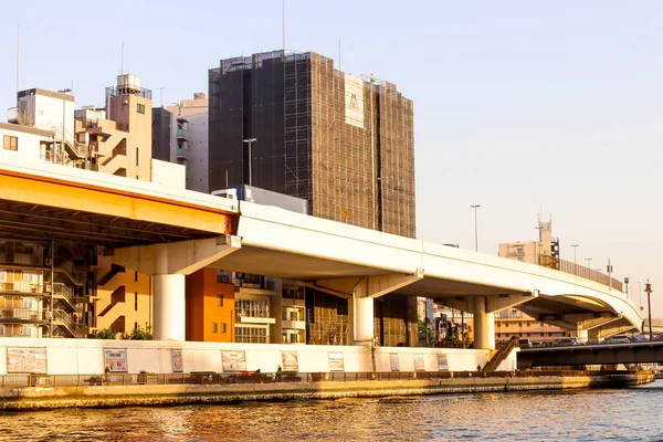Paisaje Ver Mirador Del Río Sumida Tokyo — Foto de Stock
