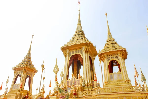 Bangkok Thailand November 2017 Guld Det Kungliga Krematoriumet För Kung — Stockfoto