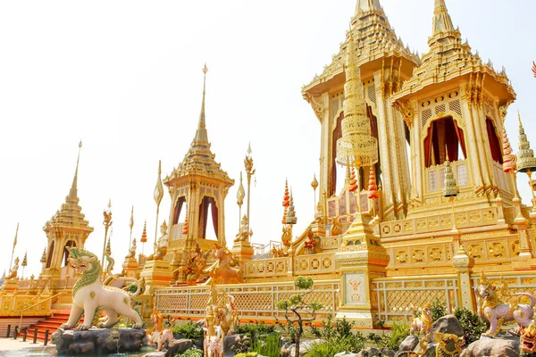 Bangkok Thailand November 2017 Det Guld Kungliga Krematoriet För Den — Stockfoto