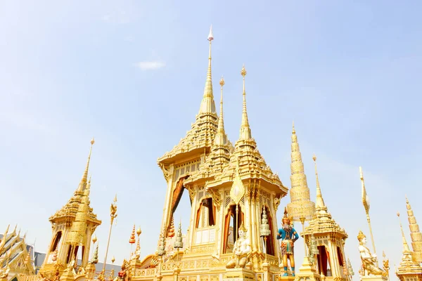 Bangkok Thailand November 2017 Golden Kungliga Krematoriet För Kung Bhumibol — Stockfoto
