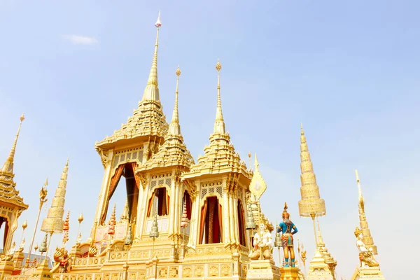 Bangkok Thailand November 2017 Guld Kungliga Krematoriet För Kung Bhumibol — Stockfoto