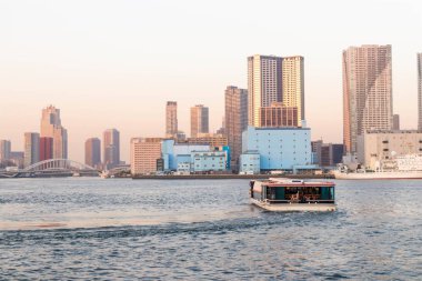 Tek sumida nehir bakış açısı tekne Tokyo görmek için yarış komitesi botu