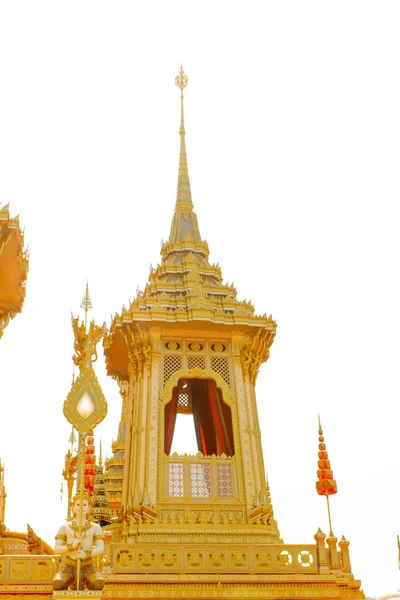 Bangkok Tajlandia Listopada 2017 Niektóre Części Królewskiego Krematorium Koniec Król — Zdjęcie stockowe