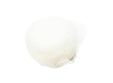 White arka planda beyaz buharda şeyler topuz closeup