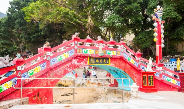 Hongkong, hongkong disneyland - 31 märz 2019 longevity bridge a — Stockfoto