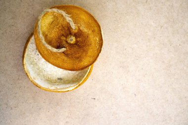 Kurutulmuş ve kurutulmuş kabuğu meyve yapılır Kobobocka. Kapaklı. Hafif tonu. Yatay yönlendirme