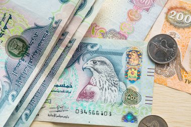 BAE 'nin kapatılması 500 dirhem banknot ve kağıt para arasında