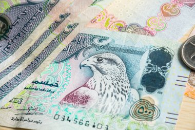 BAE 'nin kapatılması 500 dirhem banknot ve kağıt para arasında