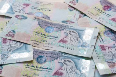 BAE 'nin Kapanışı 500 dirhem para, kağıt para