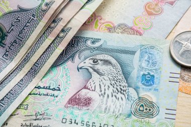 BAE 'nin kapatılması 500 dirhem banknot ve kağıt para arasında