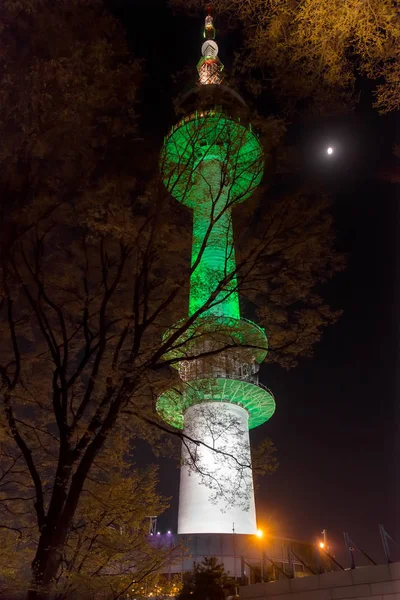 Seoul Tower Also Known Namsan Tower Seoul Tower Communication Observation — Stock Photo, Image
