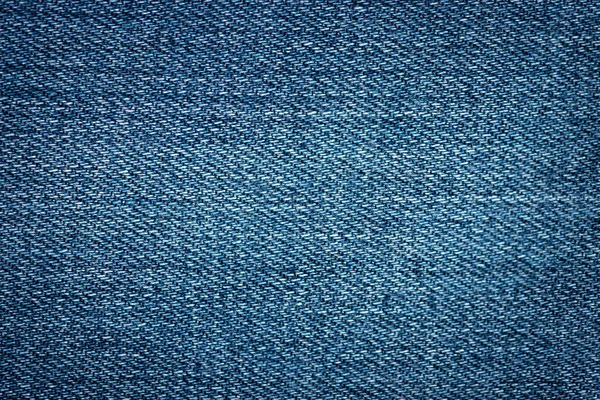 Close View Blue Denim Stone Washed Jean Texture — Stock Photo, Image