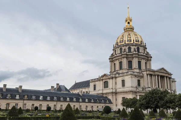 Dramatic View Facade Lhtel National Des Invalides Residence Invalids — Stock Photo, Image