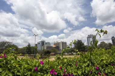 Kenya Nairobi başkentin kısmi görünümü