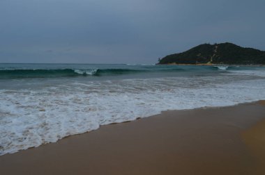 Mozambik Ponta yapmak Ouro beach Güney Afrika sınır yakınında
