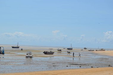 Priştina ve turkuaz Portekizce ada Inhaca Island Maputo Mozambik civarındaki oteller
