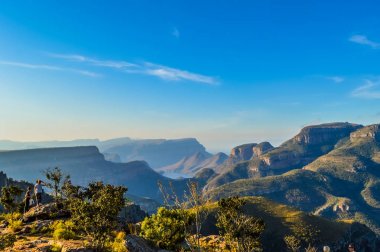 Pitoresk blyde river canyon ve üç rondavels Panarama r