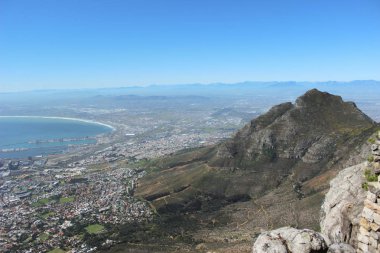 Masa Dağı ve Atlantik oc gösterilen güzel Cape Town fotoğraf