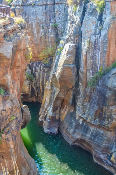 Formazione rocciosa nelle buche della fortuna di Bourke nella riserva del canyon di Blyde — Foto Stock