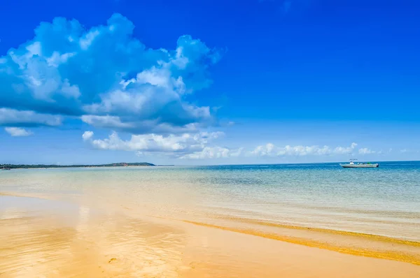 Beautiful Portuguese Island beach with turqoise water , Mozambiq
