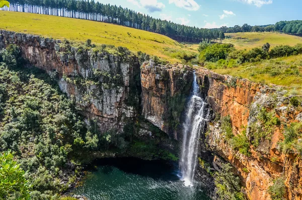 Picturesque green Berlin water fall in Sabie , Graskop in Mpumalanga South Africa