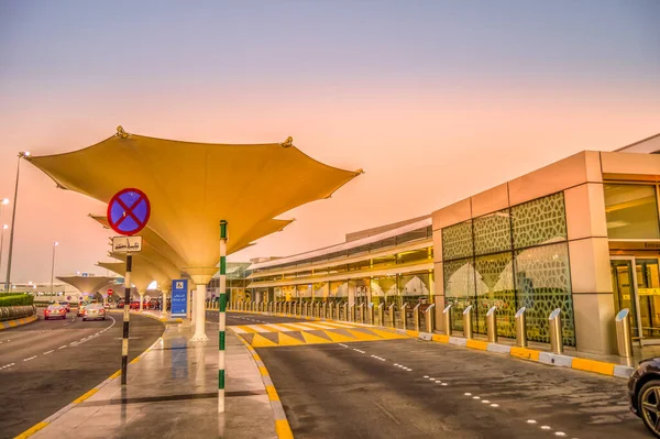Aeroporto Internacional Abu Dhabi Capital Dos Emirados Árabes Unidos Emirados — Fotografia de Stock