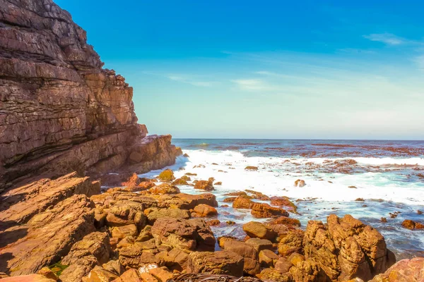 Ciudad Del Cabo Turismo Cabo Buena Esperanza Solo Océano Atlántico — Foto de Stock