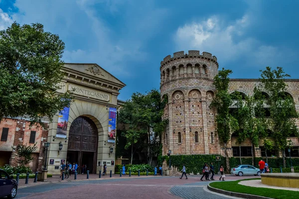 Exteriörer Mest Populära Attraktion Johannesburg Monte Casino Öppet Timmar Och — Stockfoto