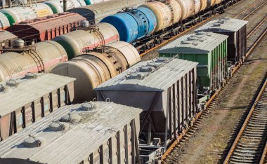 küçük yük treni istasyonu