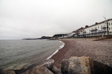 Sidmouth beach Güney Batı Devon