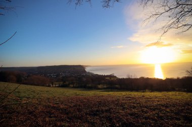 Sidmouth beach Güney Batı Devon